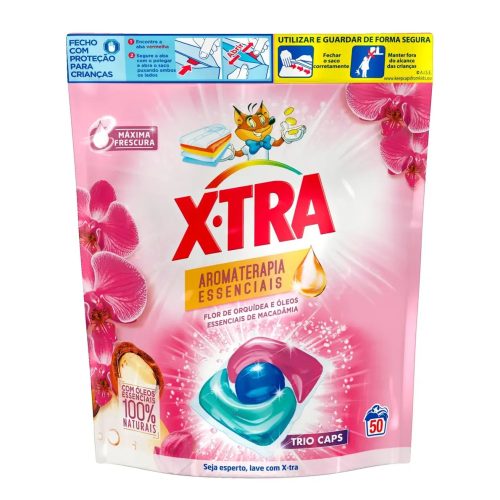 X-TRA TRIO mosókapszula színes ruhákhoz aromaterápiás illat 50 db-os