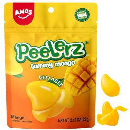 AMOS PEELERZ HÁMOZHATÓ GUMICUKOR MANGÓ ÍZŰ 65G