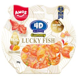 AMOS 4D-S BARACK&MANGO ZSELÉVEL TÖLTÖTT GUMICUKOR 55G