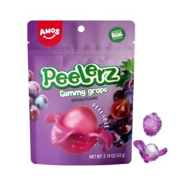 AMOS PEELERZ HÁMOZHATÓ GUMICUKOR SZŐLŐ ÍZŰ 65G