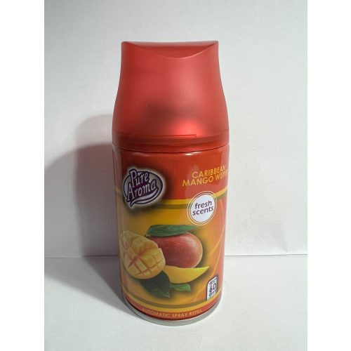 PURE AROMA légfrissítő spray utántöltő Karibi mangó illat 250ml / Caribbean mango