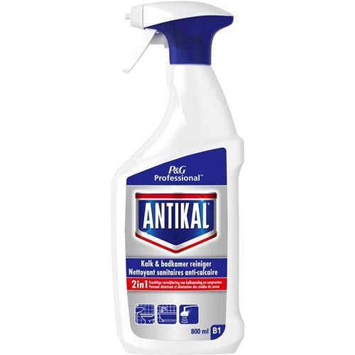 ANTIKAL fürdőszobai tisztító spray vízkő és szappanlerakódásra 800 ML