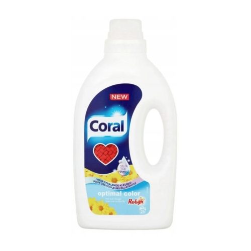 CORAL színvédő folyékony mosószer színes ruhákhoz trópusi oázis illat 1,25 L