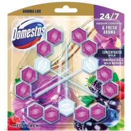   DOMESTOS WC AROMA LUX 3 X 55G Hibiszkusz olaj és erdei bogyók