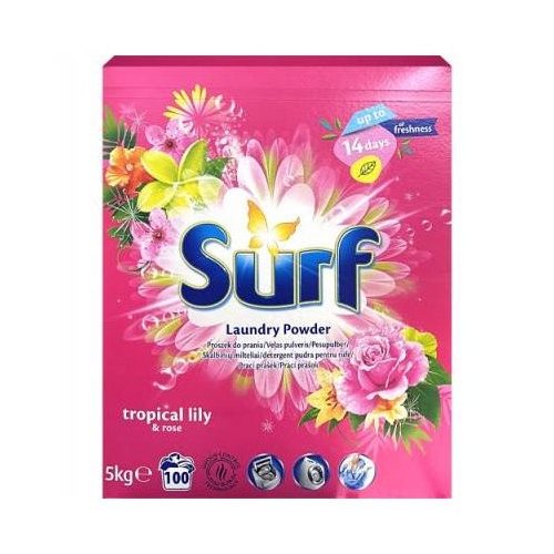 SURF mosópor liliom-rózsa illat 5kg