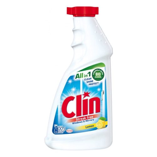 CLIN ablaktisztító spray utántöltő citrom illat 500ml